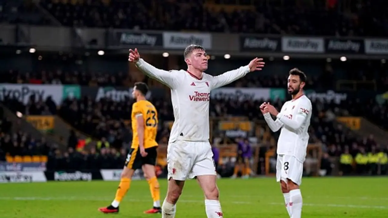 Manchester United's Hojlund admits adapting to Premier League after stunning show against Wolves