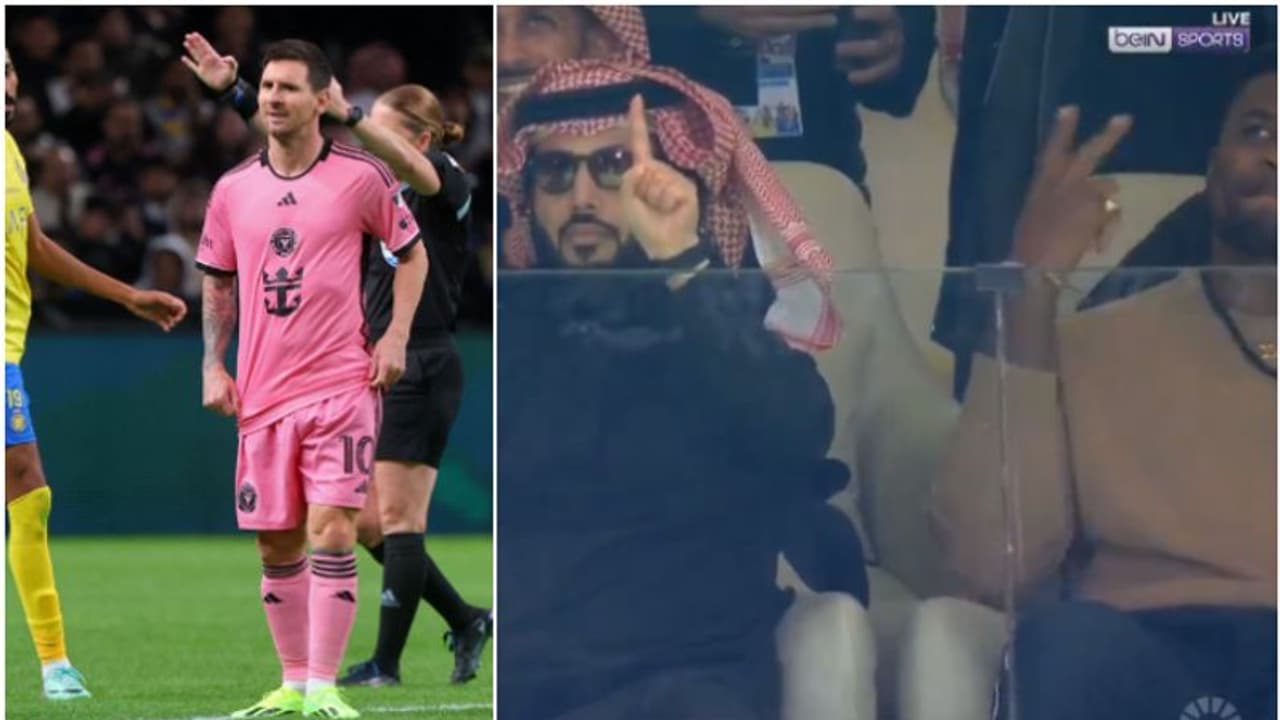 അല്‍ നസ്‌റിനെതിരെ മെസി ഇറങ്ങിയപ്പോള്‍ പ്രത്യേക രീതിയിലൊരു ആക്ഷന്‍! ബഹുമാനിക്കാന്‍ അറിയില്ലേയെന്ന് ആരാധകര്‍