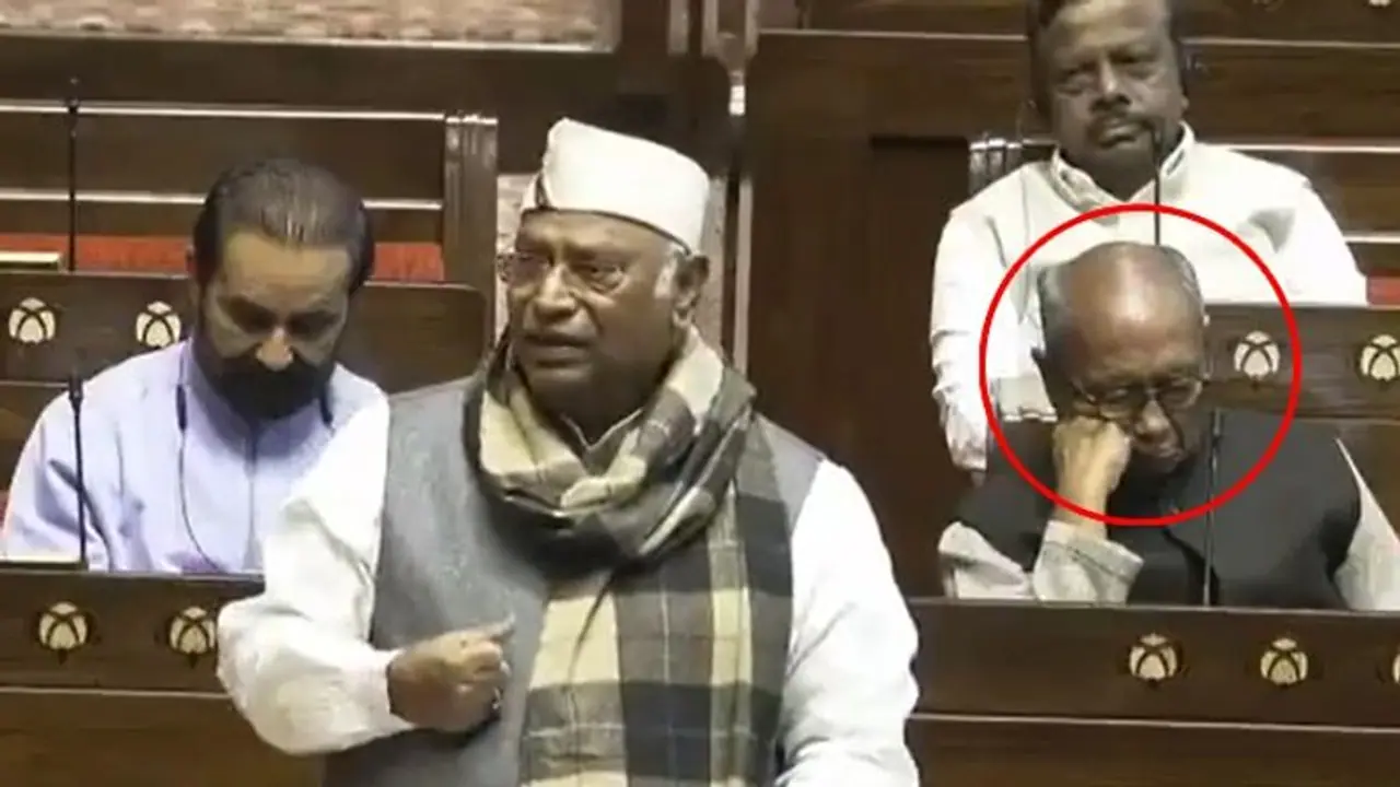 WATCH: Digvijay Singh naps during Kharge's RS address; netizens say even Congress doesn't take him seriously