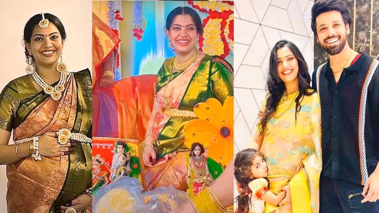 మరోసారి తల్లి అవుతున్న గీతా మాధురి... ఘనంగా సీమంతం వేడుక! మరోసారి తల్లి అవుతున్న గీతా మాధురి... ఘనంగా సీమంతం వేడుక!