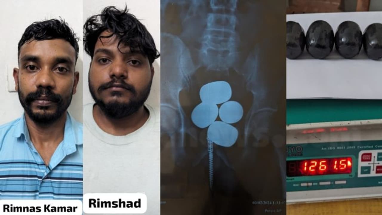 ക്യാപ്സൂളായി സ്വര്‍ണം ശരീരത്തിൽ ഒളിപ്പിച്ചു, കസ്റ്റംസിനെ വെട്ടിച്ച് വിമാനത്താവളം കടന്നു; കേരളാ പൊലീസ് പിടികൂടി