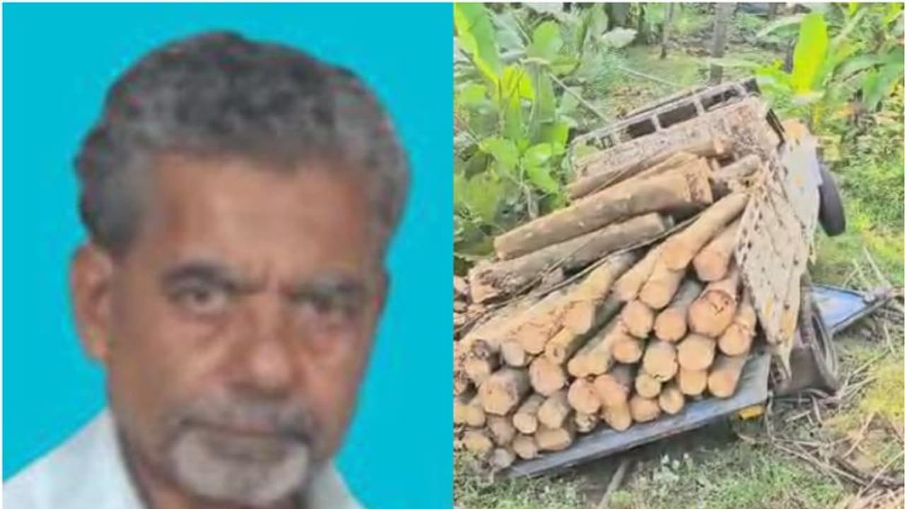 അമിതഭാരം കയറ്റിയെത്തിയ പിക്കപ്പ് വാൻ മറിഞ്ഞു, വീടിന് അടുത്ത് നിന്ന 68കാരന് ദാരുണാന്ത്യം അമിതഭാരം കയറ്റിയെത്തിയ പിക്കപ്പ് വാൻ മറിഞ്ഞു, വീടിന് അടുത്ത് നിന്ന 68കാരന് ദാരുണാന്ത്യം