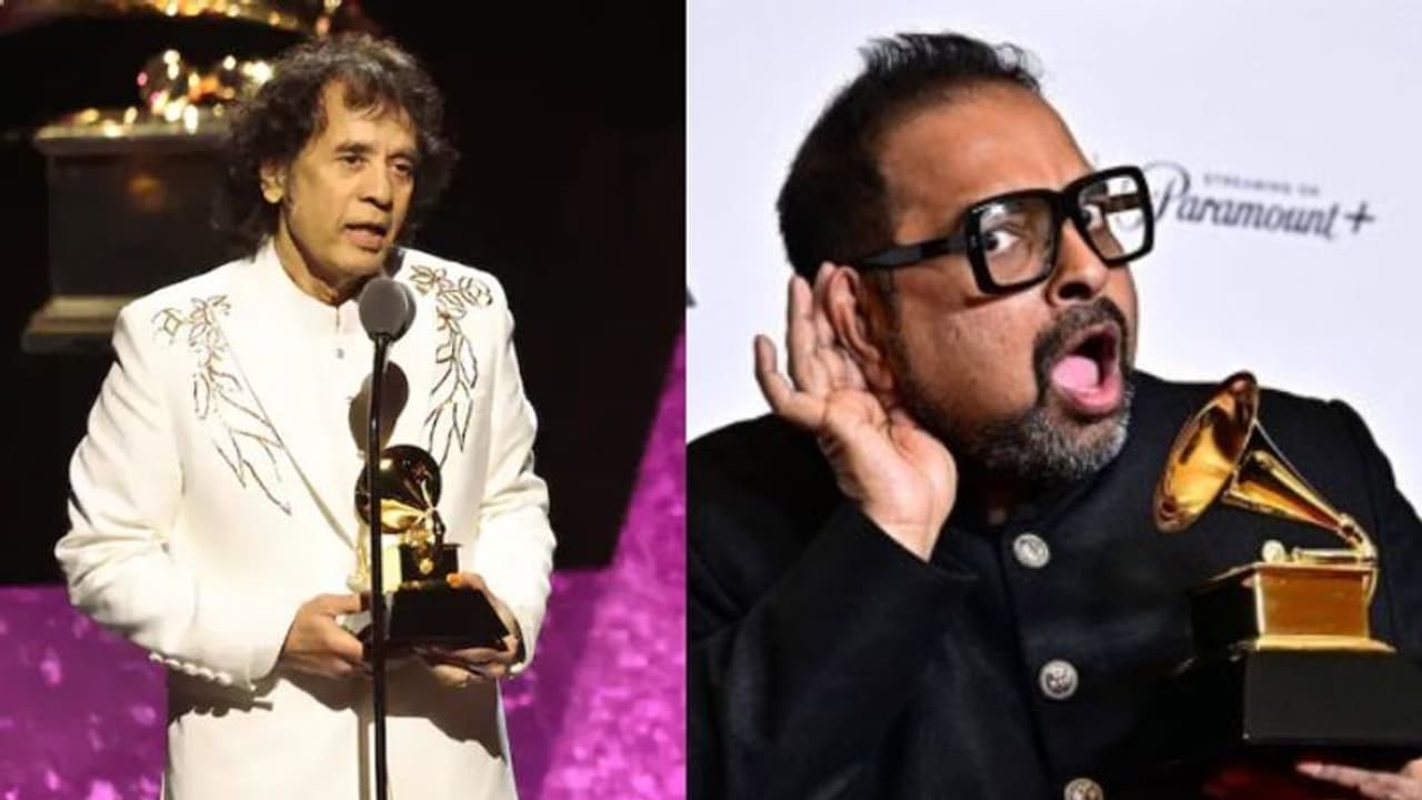 ഗ്രാമിയില്‍ ഇന്ത്യന്‍ തിളക്കം; മൂന്ന് അവാര്‍ഡുകളുമായി സക്കീര്‍ ഹുസൈന്‍, ശങ്കര്‍ മഹാദേവനും നേട്ടം