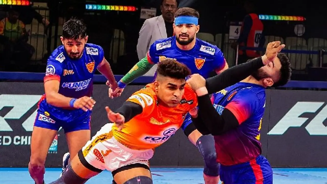 ಪ್ರೊ ಕಬಡ್ಡಿ ಲೀಗ್: ಪ್ಲೇ ಆಫ್‌ಗೆ ಲಗ್ಗೆ ಇಟ್ಟ ಪುಣೇರಿ ಪಲ್ಟನ್‌