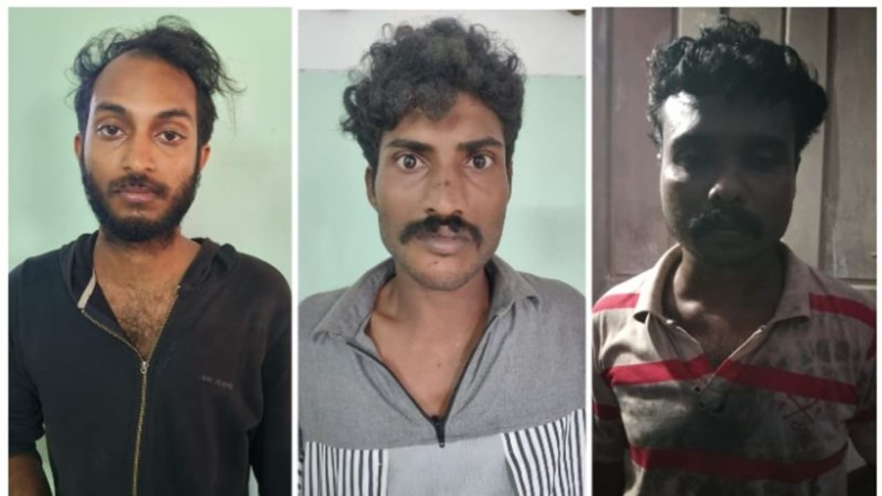 വീടുകയറി ആക്രമിച്ച് കഞ്ചാവ് മാഫിയ, പൊലീസ് തെരയുന്നതിനിടെ വീണ്ടുമെത്തി വാഹനങ്ങൾ കത്തിച്ചു; 3 യുവാക്കൾ പിടിയിൽ വീടുകയറി ആക്രമിച്ച് കഞ്ചാവ് മാഫിയ, പൊലീസ് തെരയുന്നതിനിടെ വീണ്ടുമെത്തി വാഹനങ്ങൾ കത്തിച്ചു; 3 യുവാക്കൾ പിടിയിൽ