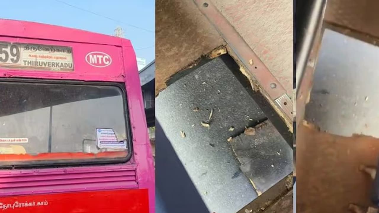 சென்னை மாநகரப் பேருந்தில் ஓட்டை.. கீழே விழுந்த பெண் காயம்.. அதிகாரிகள் மீது நடவடிக்கை எடுக்க அதிரடி உத்தரவு!
