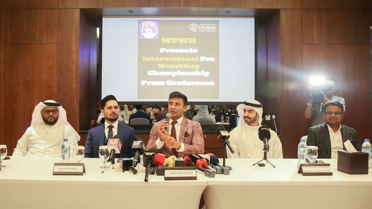 രാജ്യാന്തര ഗുസ്തി മല്സരം ഫെബ്രുവരി 24ന് ദുബായിൽ രാജ്യാന്തര ഗുസ്തി മല്സരം ഫെബ്രുവരി 24ന് ദുബായിൽ