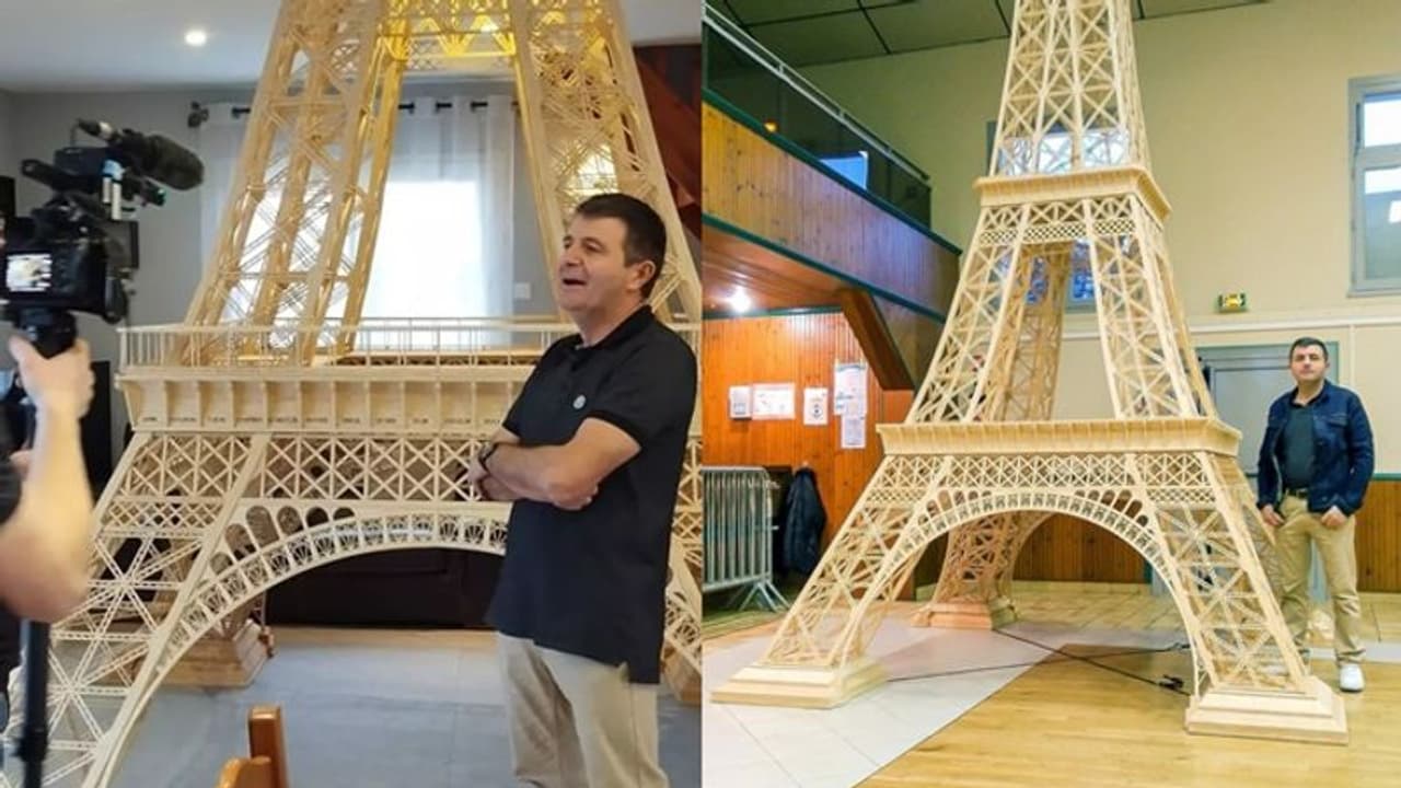 8 ವರ್ಷ ಕಾಲ 7 ಲಕ್ಷ ಬೆಂಕಿಕಡ್ಡಿ ಬಳಸಿ ನಿರ್ಮಿಸಿದ್ದ ಐಫೆಲ್‌ ಟವರ್‌ಗೆ 'ಗಿನ್ನೀಸ್‌ ವರ್ಲ್ಡ್‌ ರೆಕಾರ್ಡ್‌' ಮಿಸ್‌!