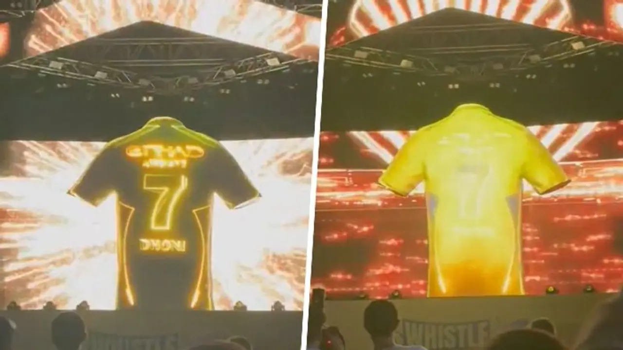 Etihad announced as official sponsor of CSK; video of Dhoni's iconic No.7 jersey unveiling goes viral (WATCH) Etihad announced as official sponsor of CSK; video of Dhoni's iconic No.7 jersey unveiling goes viral (WATCH)