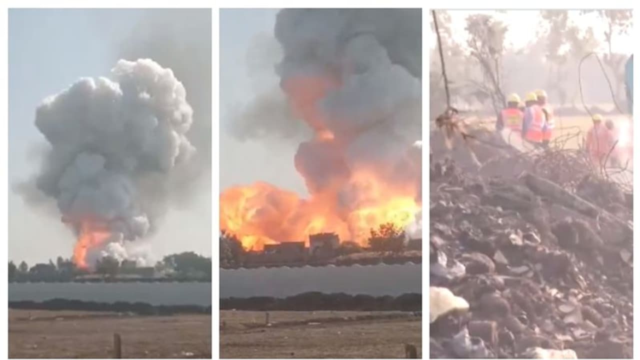 ഹർദ പടക്കശാല അപകടത്തില്‍ 12 മരണം, 200 പേര്‍ക്ക് പരിക്ക്; ആറ് അനധികൃത പടക്ക നിര്‍മ്മാണ ശാലകള്‍ പൂട്ടി 