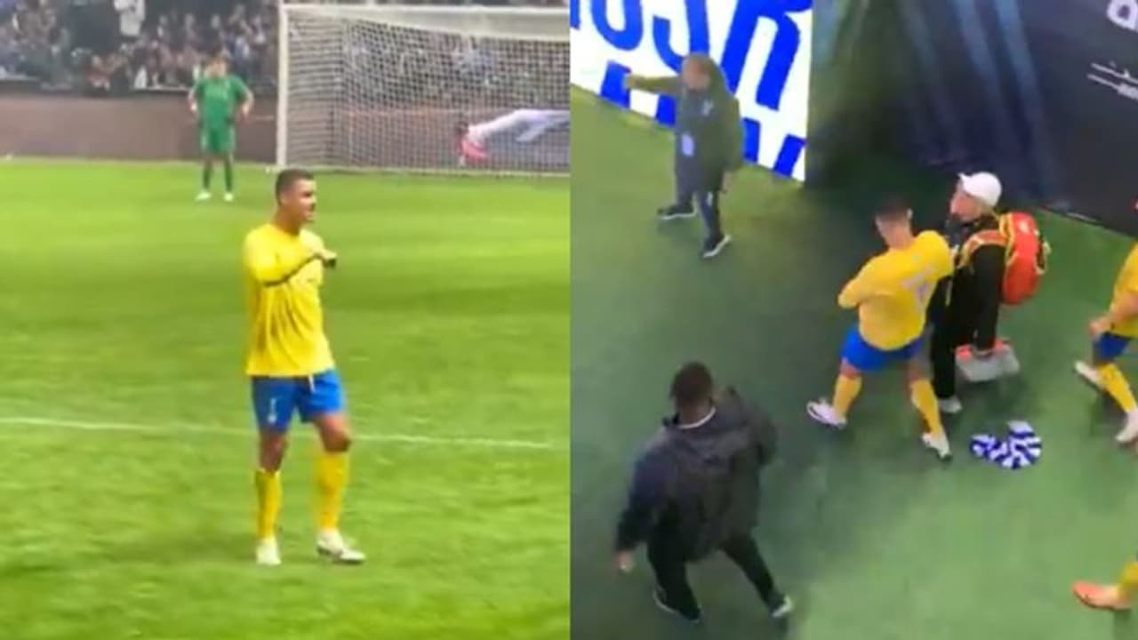 'മെസിയല്ല ഞാനാണ് ഇവിടെ കളിക്കുന്നത്'; സ്റ്റേഡിയത്തില്‍ മെസി ചാന്‍റ് ഉയര്‍ത്തിയ ആരാധകരോട് കയര്‍ത്ത് റൊണാള്‍ഡോ