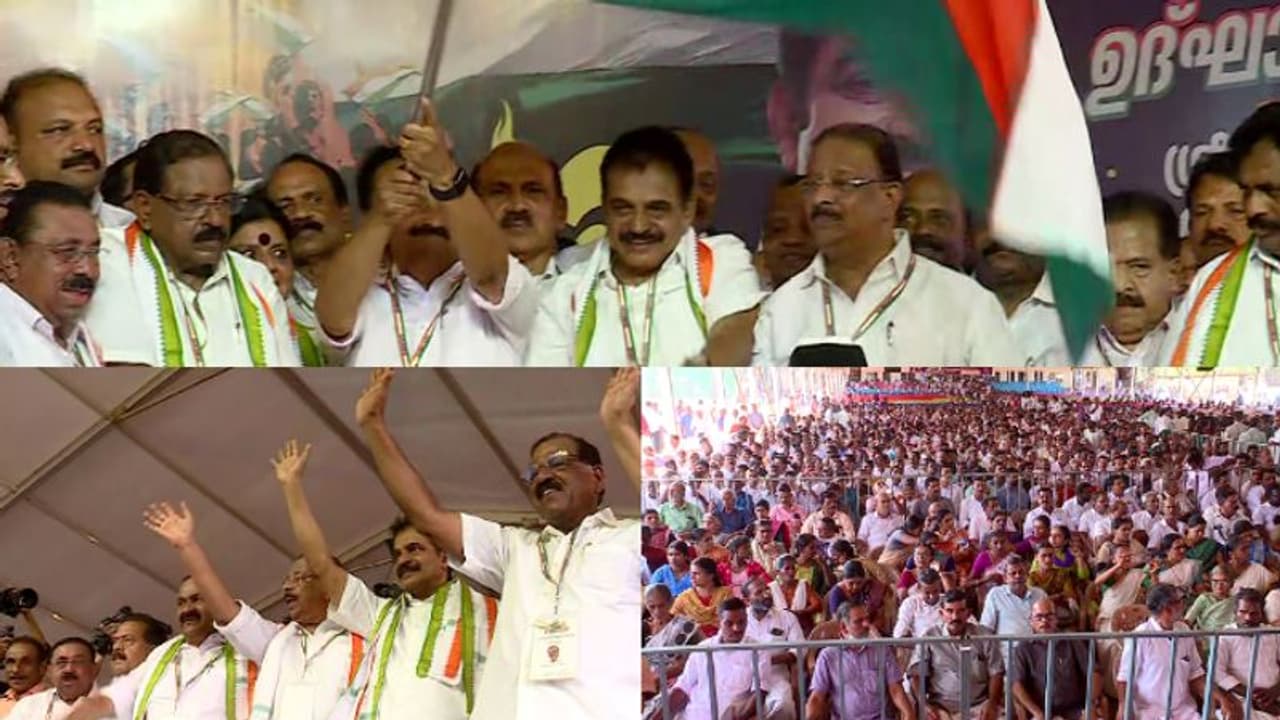 തലസ്ഥാനത്ത് സംഭവമാക്കാൻ കോൺഗ്രസ്, എത്തുന്നത് തെലങ്കാന മുഖ്യമന്ത്രിയടക്കം; 27 മുതല്‍ 29 വരെ സമരാഗ്നി 