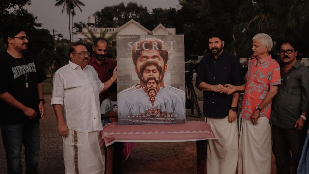  എസ്.എൻ. സ്വാമി സംവിധാനം ചെയ്യുന്ന ആദ്യ ചിത്രം "സീക്രെട്ട്" : ഫസ്റ്റ് ലുക്ക് പോസ്റ്റർ മമ്മൂട്ടി റിലീസ് ചെയ്തു