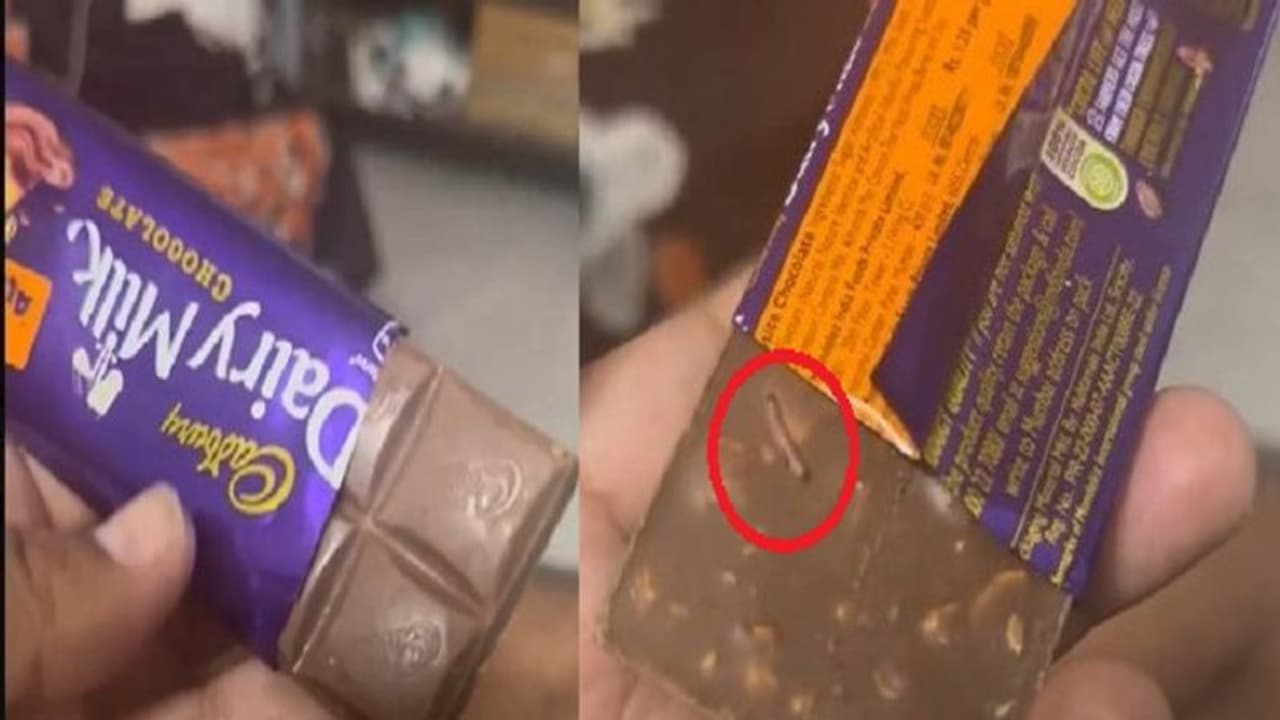 వామ్మో.. డెయిరీ మిల్క్ చాక్లెట్ లో బతికున్న పురుగు..వీడియో వైరల్, స్పందించిన క్యాడ్బరీ. వామ్మో.. డెయిరీ మిల్క్ చాక్లెట్ లో బతికున్న పురుగు..వీడియో వైరల్, స్పందించిన క్యాడ్బరీ.