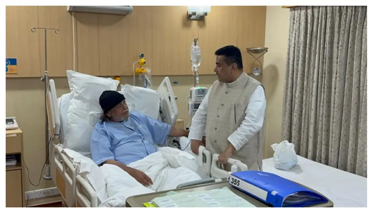 Mithun Chakraborty health update: BJP leader Suvendu Adhikari meets veteran actor at Kolkata hospital WATCH Mithun Chakraborty health update: BJP leader Suvendu Adhikari meets veteran actor at Kolkata hospital WATCH