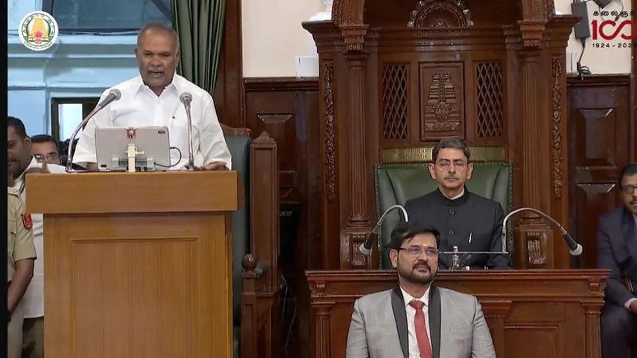 ஆளுநர் பேச்சு நீக்கம்... அரசு தயாரித்த உரை மட்டுமே அவை குறிப்பில் இடம்பெறும் சட்டப்பேரவையில் அதிரடி தீர்மானம் ஆளுநர் பேச்சு நீக்கம்... அரசு தயாரித்த உரை மட்டுமே அவை குறிப்பில் இடம்பெறும் சட்டப்பேரவையில் அதிரடி தீர்மானம்