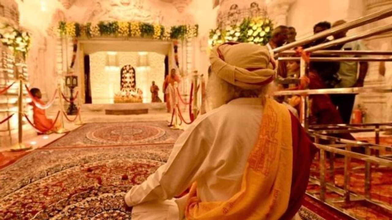 'This is not a temple of stone...' Sadhguru after visiting Ram Mandir in Ayodhya (WATCH) 'This is not a temple of stone...' Sadhguru after visiting Ram Mandir in Ayodhya (WATCH)