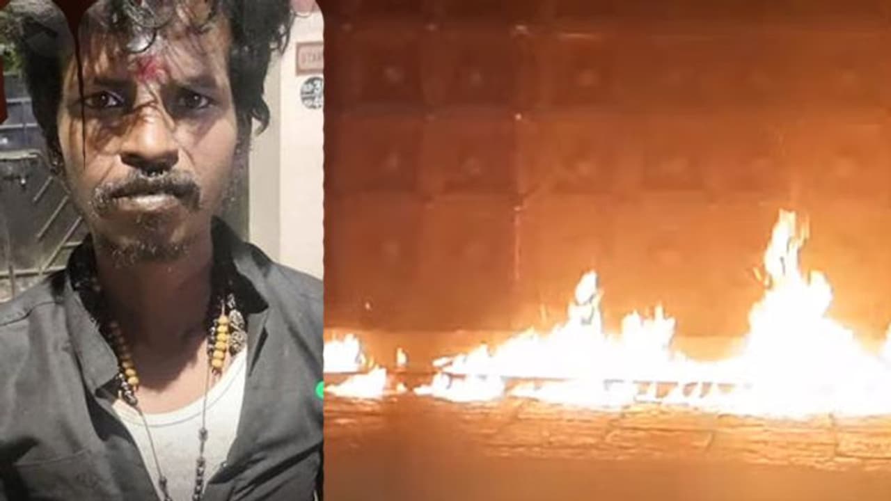 மயிலாப்பூர் கபாலீஸ்வரர் கோயில் வாசலில் பெட்ரோல் ஊற்றி தீ வைத்த நபர் கைது.. வெளியான அதிர்ச்சி தகவல்..! மயிலாப்பூர் கபாலீஸ்வரர் கோயில் வாசலில் பெட்ரோல் ஊற்றி தீ வைத்த நபர் கைது.. வெளியான அதிர்ச்சி தகவல்..!