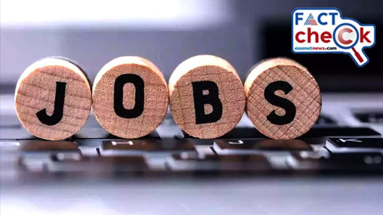 കുടുംബത്തിലെ ഒരാള്ക്ക് അനായാസം കേന്ദ്ര സര്ക്കാര് ജോലി; വീഡിയോ കണ്ട് അപേക്ഷിക്കണോ? Fact Check കുടുംബത്തിലെ ഒരാള്ക്ക് അനായാസം കേന്ദ്ര സര്ക്കാര് ജോലി; വീഡിയോ കണ്ട് അപേക്ഷിക്കണോ? Fact Check