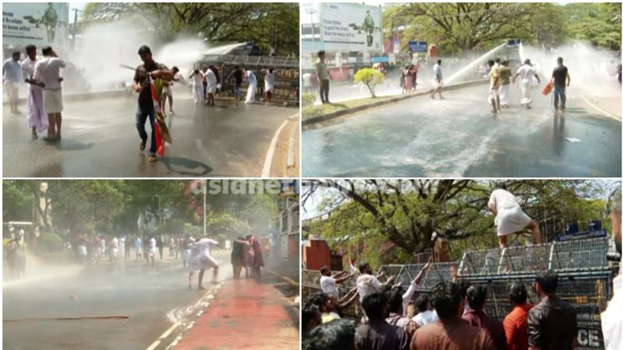 ക്ഷേമ പെൻഷൻ മുടങ്ങിയതിൽ തലസ്ഥാനത്ത് യൂത്ത് കോൺഗ്രസ് മാർച്ച്, സംഘർഷം, ജലപീരങ്കി ക്ഷേമ പെൻഷൻ മുടങ്ങിയതിൽ തലസ്ഥാനത്ത് യൂത്ത് കോൺഗ്രസ് മാർച്ച്, സംഘർഷം, ജലപീരങ്കി