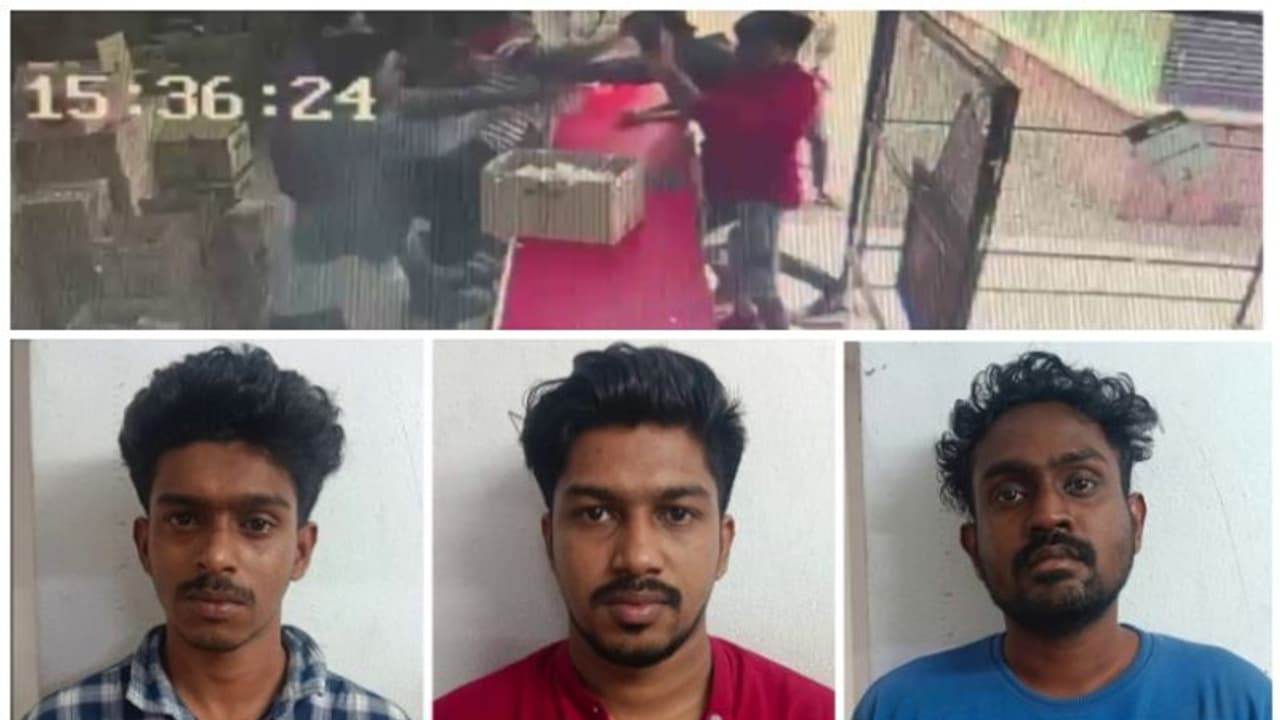 ബിവറേജസ് ഔട്ട്ലെറ്റിൽ പണം നൽകുന്നതിനിടെ സംഘർഷം; സ്വൈപ്പിങ് മെഷീൻ കൊണ്ട് ജീവനക്കാരന്റെ തലയ്ക്കടിച്ചു ബിവറേജസ് ഔട്ട്ലെറ്റിൽ പണം നൽകുന്നതിനിടെ സംഘർഷം; സ്വൈപ്പിങ് മെഷീൻ കൊണ്ട് ജീവനക്കാരന്റെ തലയ്ക്കടിച്ചു