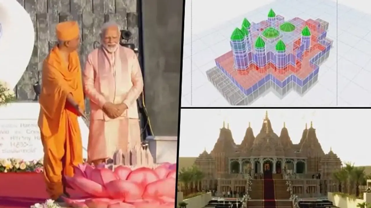PM Modi inaugurates BAPS Mandir, first Hindu temple in Abu Dhabi; WATCH historic moment