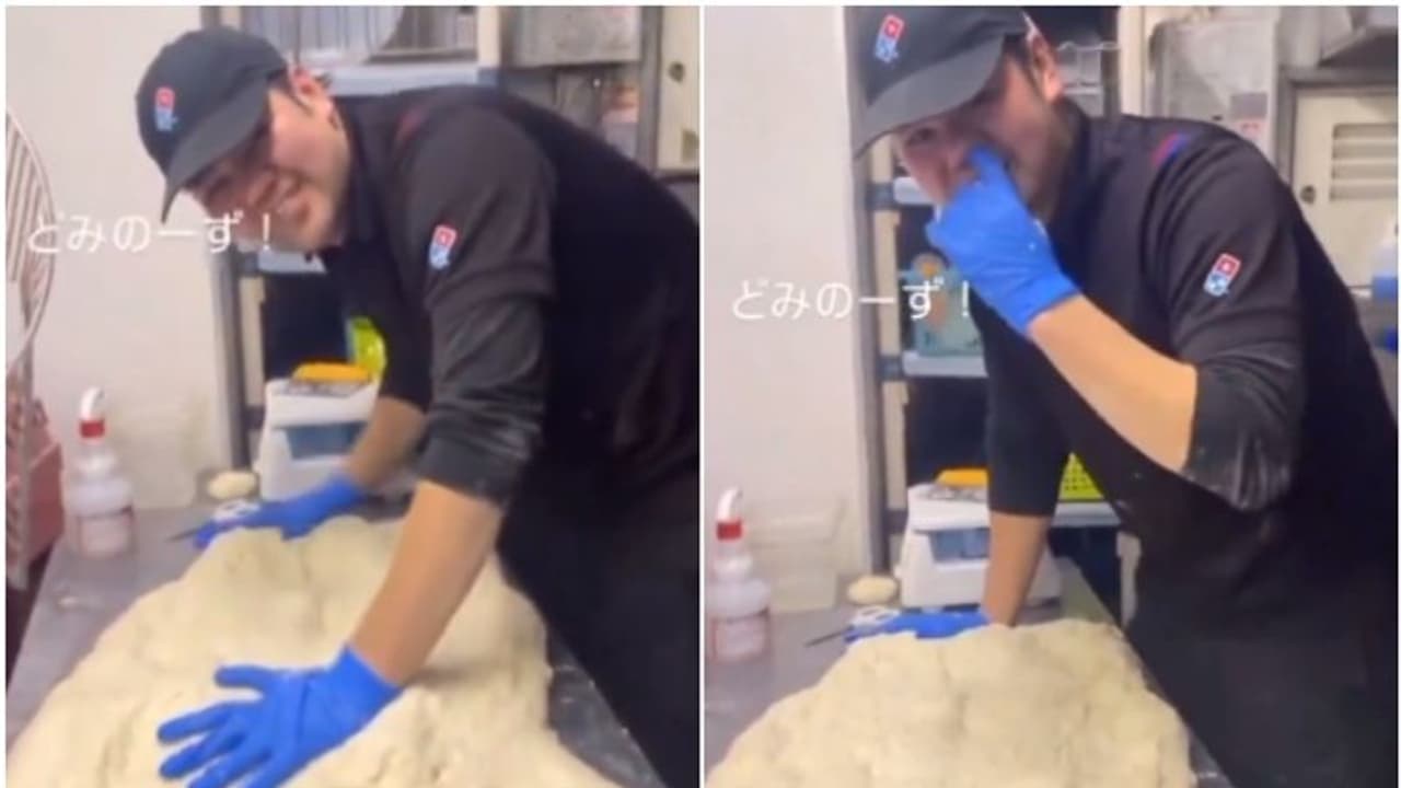 മൂക്കിലിട്ട വിരല് മാവില് മുക്കി; വീഡിയോ വൈറലായതോടെ മാപ്പ് പറഞ്ഞ് 'ഡോമിനോസ്' മൂക്കിലിട്ട വിരല് മാവില് മുക്കി; വീഡിയോ വൈറലായതോടെ മാപ്പ് പറഞ്ഞ് 'ഡോമിനോസ്'