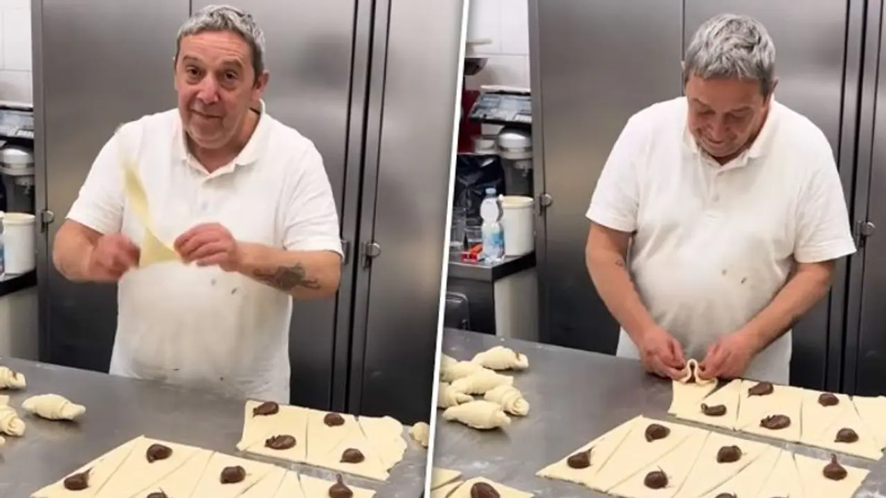 Craving for croissant? This viral video of making iconic French pastry will melt your hearts (WATCH)
