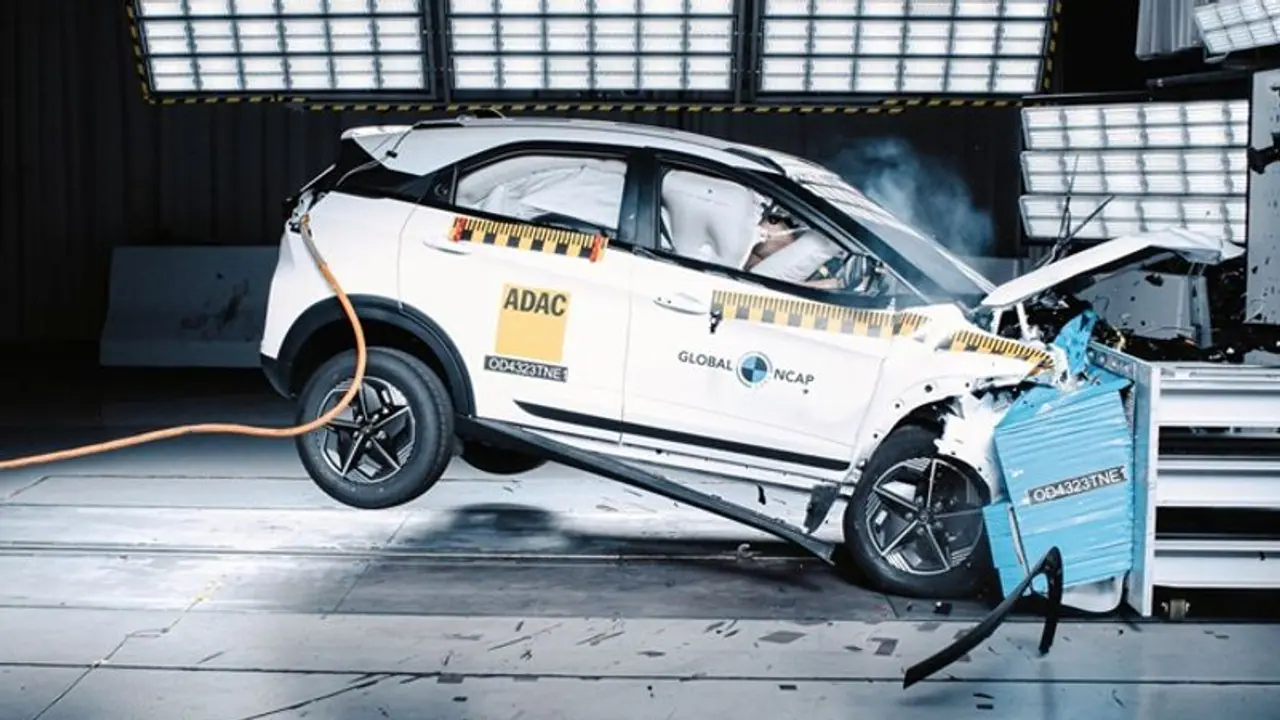 ವಯಸ್ಕರು ಮಕ್ಕಳಿಗೆ ಗರಿಷ್ಠ ಸುರಕ್ಷತೆ, ಗ್ಲೋಬಲ್ NCAP ಕ್ರಾಶ್ ಟೆಸ್ಟ್‌ನಲ್ಲಿ ಟಾಟಾ ನೆಕ್ಸಾನ್‌ಗೆ 5 ಸ್ಟಾರ್!