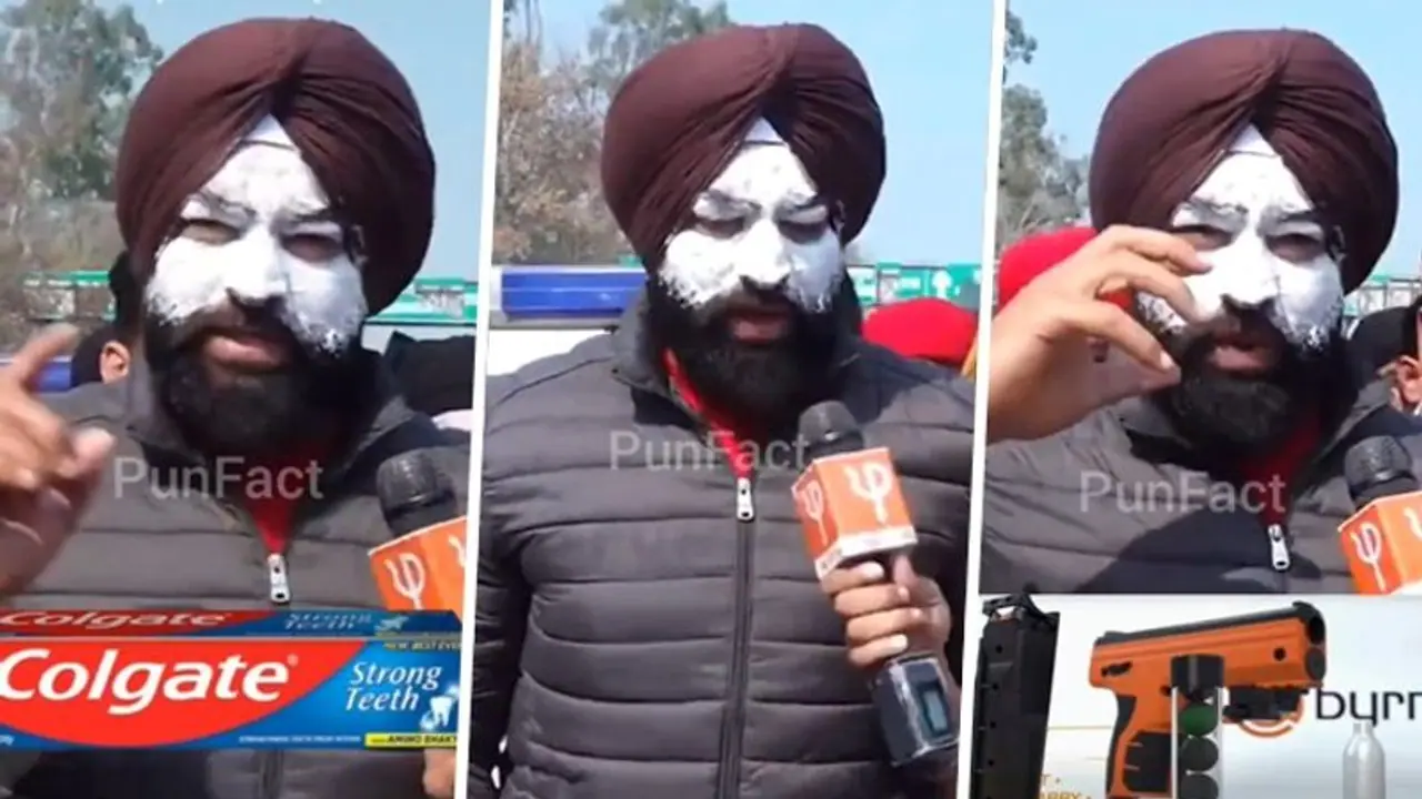 Gangster Lakha Sidhana, out on bail, urges farmers to use 'Colgate' on face amid tear gas shell impact (WATCH)