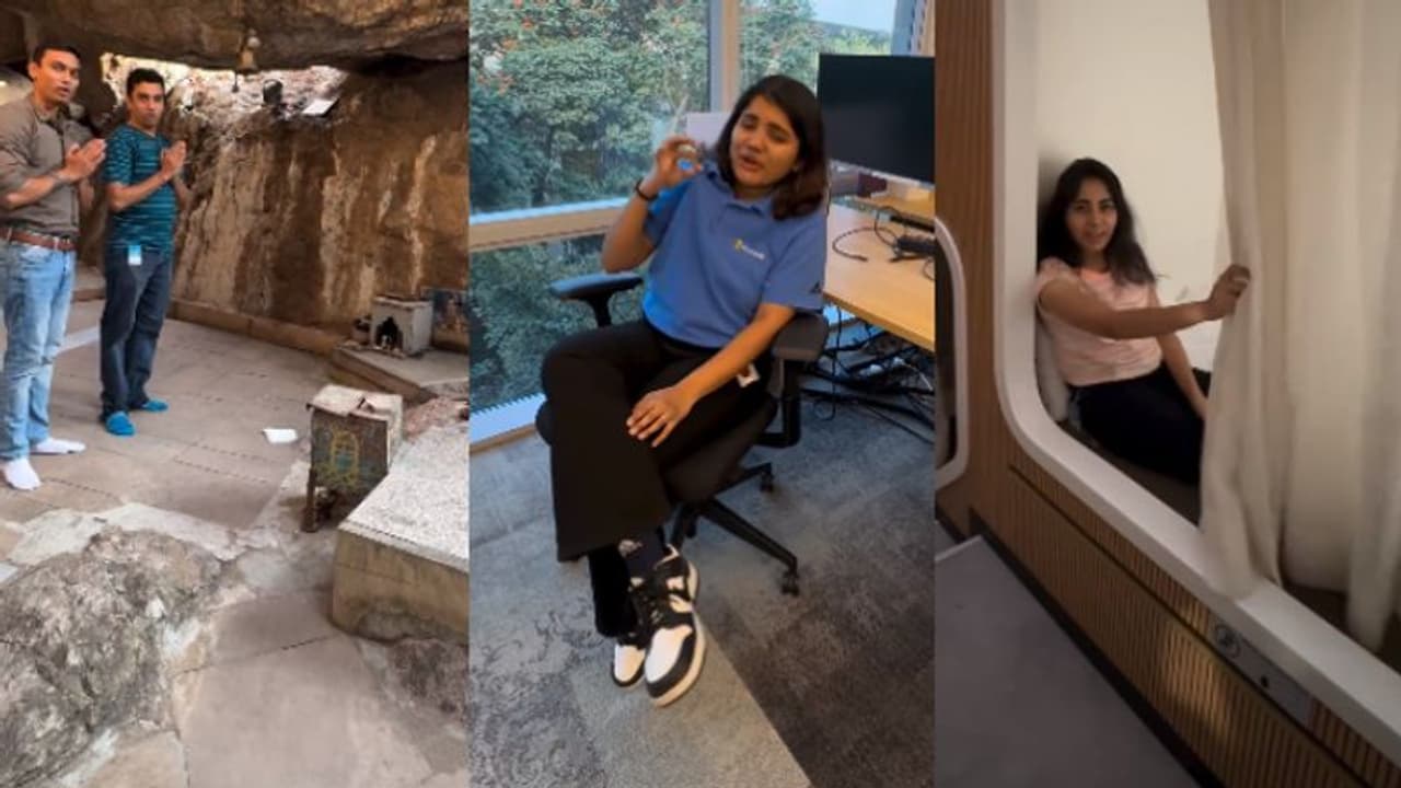 'അമ്പരപ്പിക്കുന്നത്..! ആ 'ആഗോള ഭീമന്' ഇന്ത്യന് ജീവനക്കാര്ക്കായി ഒരുക്കിയ സൗകര്യങ്ങള്, വീഡിയോ 'അമ്പരപ്പിക്കുന്നത്..! ആ 'ആഗോള ഭീമന്' ഇന്ത്യന് ജീവനക്കാര്ക്കായി ഒരുക്കിയ സൗകര്യങ്ങള്, വീഡിയോ