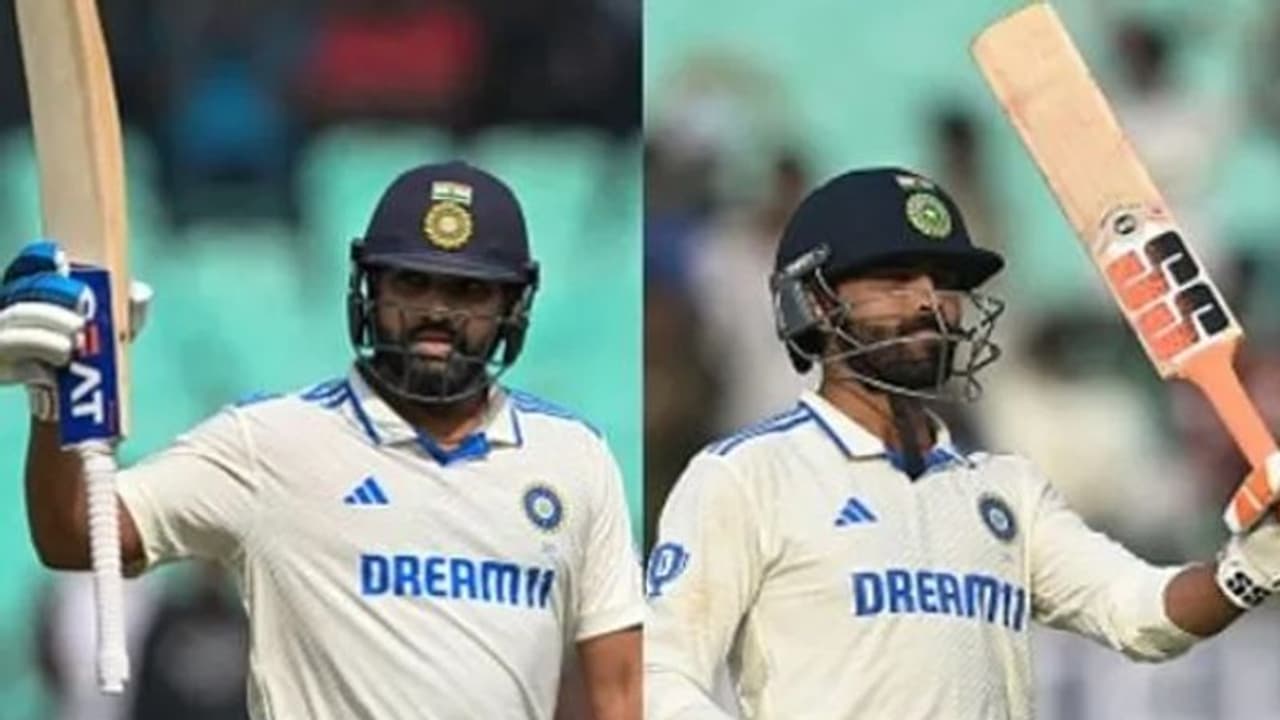 ರಾಜ್ಕೋಟ್ ಟೆಸ್ಟ್ನ ಮೊದಲ ದಿನವೇ ರೋಹಿತ್, ಜಡೇಜಾರಿಂದ ಅಪರೂಪದ ದಾಖಲೆ..! ರಾಜ್ಕೋಟ್ ಟೆಸ್ಟ್ನ ಮೊದಲ ದಿನವೇ ರೋಹಿತ್, ಜಡೇಜಾರಿಂದ ಅಪರೂಪದ ದಾಖಲೆ..!