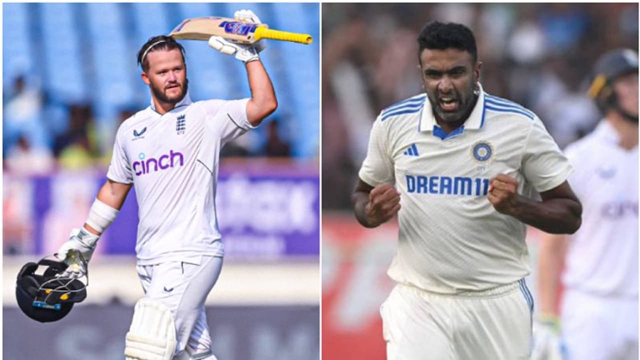 ഡക്കറ്റിന് സെഞ്ചുറി! ഇന്ത്യക്ക് ഏകദിന ശൈലിയില് ഇംഗ്ലണ്ടിന്റെ മറുപടി; ടെസ്റ്റില് 500 കടന്ന് അശ്വിന് ഡക്കറ്റിന് സെഞ്ചുറി! ഇന്ത്യക്ക് ഏകദിന ശൈലിയില് ഇംഗ്ലണ്ടിന്റെ മറുപടി; ടെസ്റ്റില് 500 കടന്ന് അശ്വിന്