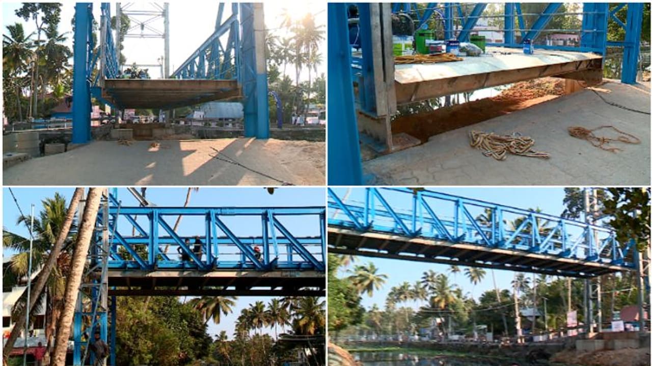 'ഈ പാലം ഉയരും താഴും, ആരും പരീക്ഷിച്ചിട്ടില്ലാത്ത സാങ്കേതികവിദ്യ'; കേരളത്തിലെ ആദ്യത്തെ ലിഫ്റ്റ് ബ്രിഡ്ജ് റെഡി 'ഈ പാലം ഉയരും താഴും, ആരും പരീക്ഷിച്ചിട്ടില്ലാത്ത സാങ്കേതികവിദ്യ'; കേരളത്തിലെ ആദ്യത്തെ ലിഫ്റ്റ് ബ്രിഡ്ജ് റെഡി
