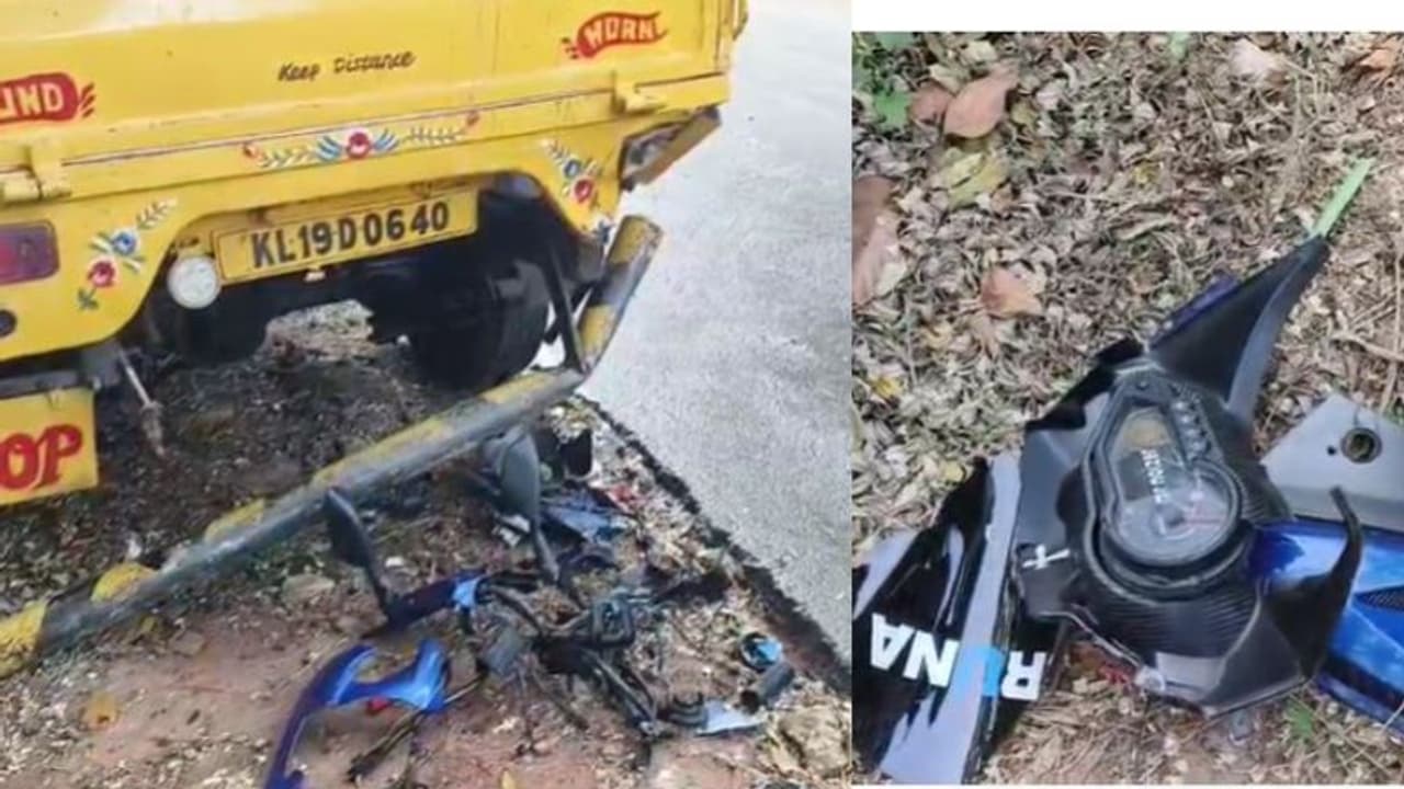 നിർത്തിയിട്ടിരുന്ന പിക്ക്അപ്പ് വാനിൽ ബൈക്ക് ഇടിച്ച് യുവാവ് മരിച്ചു നിർത്തിയിട്ടിരുന്ന പിക്ക്അപ്പ് വാനിൽ ബൈക്ക് ഇടിച്ച് യുവാവ് മരിച്ചു