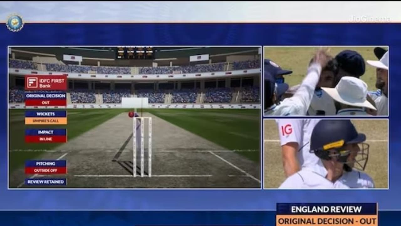 ഡിആർസിൽ പന്ത് വിക്കറ്റിൽ കൊള്ളില്ലെന്നു വ്യക്തമായിട്ടും സാക് ക്രോളിയെ ഔട്ട് വിളിച്ചു, പരാതിയുമായി സ്റ്റോക്സ് ഡിആർസിൽ പന്ത് വിക്കറ്റിൽ കൊള്ളില്ലെന്നു വ്യക്തമായിട്ടും സാക് ക്രോളിയെ ഔട്ട് വിളിച്ചു, പരാതിയുമായി സ്റ്റോക്സ്