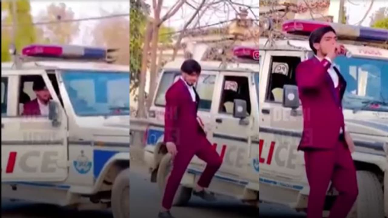 സീനാണ് ബ്രോ, പൊലീസ് ട്രാഫിക് ഡ്യൂട്ടിയിലുള്ള തക്കം നോക്കി പൊലീസ് വാഹനത്തിൽ റീൽസ് ഷൂട്ട്; യുവാവിന് മുട്ടൻപണി സീനാണ് ബ്രോ, പൊലീസ് ട്രാഫിക് ഡ്യൂട്ടിയിലുള്ള തക്കം നോക്കി പൊലീസ് വാഹനത്തിൽ റീൽസ് ഷൂട്ട്; യുവാവിന് മുട്ടൻപണി