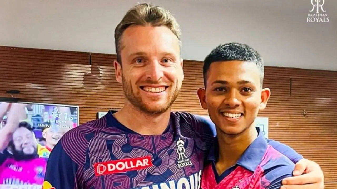 എന്തൊരു താരമാണവൻ; ഇംഗ്ലണ്ടിനെ തല്ലിതകര്ത്തിട്ടും യശസ്വിയെ ചേര്ത്തു പിടിച്ച് ജോസേട്ടൻ എന്തൊരു താരമാണവൻ; ഇംഗ്ലണ്ടിനെ തല്ലിതകര്ത്തിട്ടും യശസ്വിയെ ചേര്ത്തു പിടിച്ച് ജോസേട്ടൻ