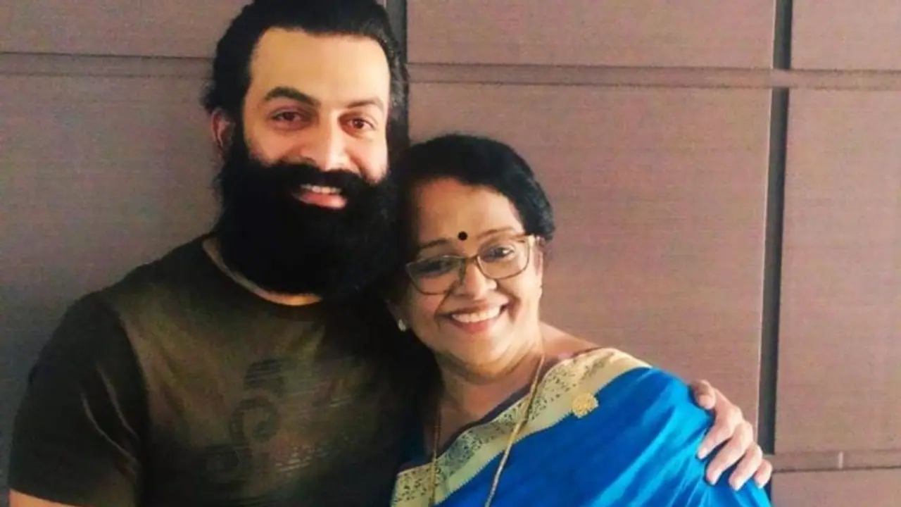 Prithviraj Sukumaran's mother Mallika completes 50 years in cinema, actor gives emotional speech Prithviraj Sukumaran's mother Mallika completes 50 years in cinema, actor gives emotional speech