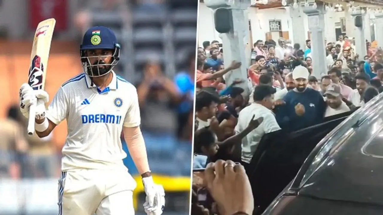 Fit again KL Rahul mobbed by sea of fans during Tumakuru visit; WATCH viral video Fit again KL Rahul mobbed by sea of fans during Tumakuru visit; WATCH viral video