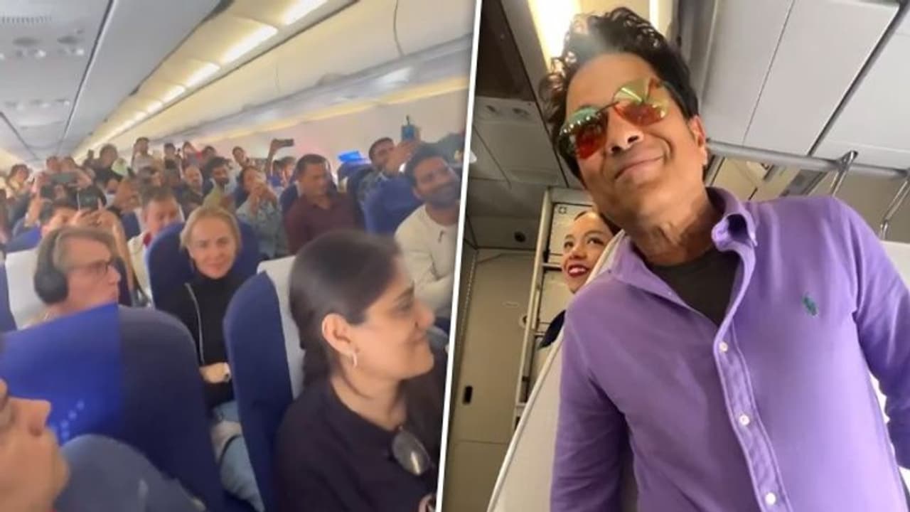 Sachin Tendulkar greeted with 'Sachinnn Sachinnn' chants as he boards flight; viral video sparks nostalgia Sachin Tendulkar greeted with 'Sachinnn Sachinnn' chants as he boards flight; viral video sparks nostalgia