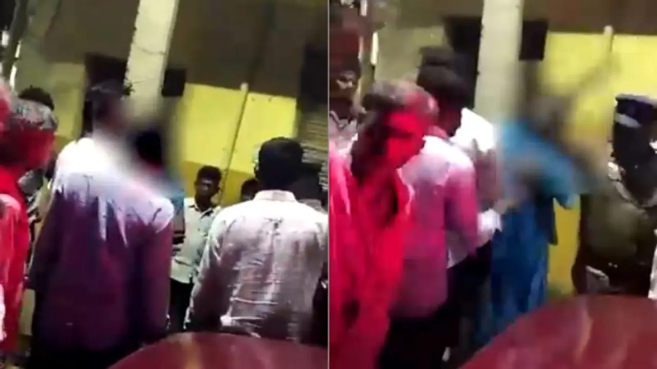 குழந்தை கடத்தல் வதந்தி.. திருநங்கையை மின் கம்பத்தில் கட்டி வைத்து கொடுமைப்படுத்திய சம்பவம்: 2 பேர் கைது