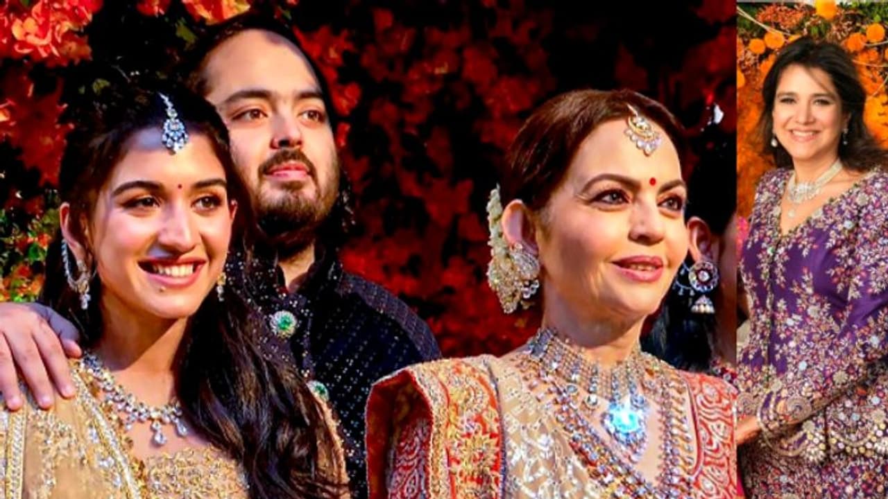 അംബാനി കുടുംബത്തോളം 'പോന്നവർ' തന്നെ; അനന്തിന്റെ ഭാര്യാ മാതാവിന്റെ ആസ്തി അമ്പരപ്പിക്കും 