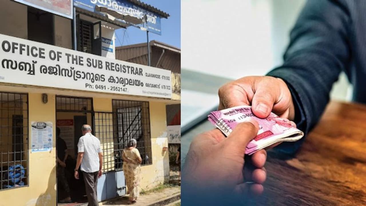 വിജിലൻസിനെ കണ്ട് പണം വലിച്ചെറിഞ്ഞു, ഒലവക്കോട് സബ് രജിസ്ട്രാർ ഓഫീസിൽ സകലരും കുടുങ്ങി, കൈക്കൂലി ഗൂഗിൾ പേയിലും! വിജിലൻസിനെ കണ്ട് പണം വലിച്ചെറിഞ്ഞു, ഒലവക്കോട് സബ് രജിസ്ട്രാർ ഓഫീസിൽ സകലരും കുടുങ്ങി, കൈക്കൂലി ഗൂഗിൾ പേയിലും!