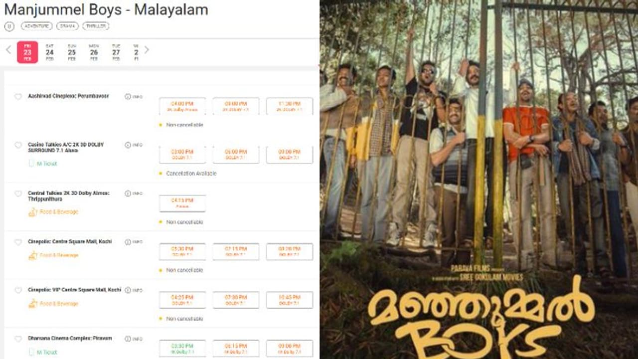 അര്‍ദ്ധരാത്രിയിലും ഞെട്ടിച്ച് ഹൗസ് ഫുള്ളായി തിയറ്ററുകള്‍, മഞ്ഞുമ്മല്‍ ബോയ്‍സ് റിലീസിന് നേടിയത്