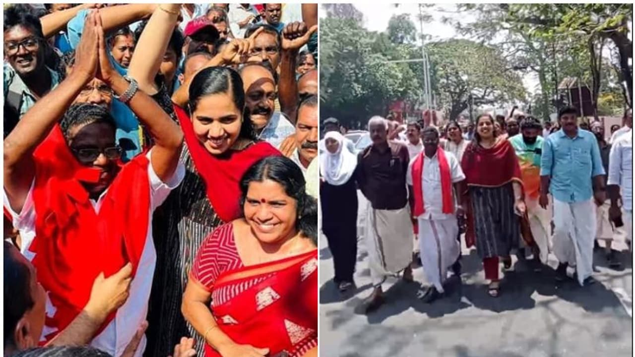 'വെള്ളാര് അക്കൗണ്ടും പൂട്ടി കേട്ടോ...' വിജയം ആഘോഷമാക്കി മന്ത്രിയും ജനപ്രതിനിധികളും 'വെള്ളാര് അക്കൗണ്ടും പൂട്ടി കേട്ടോ...' വിജയം ആഘോഷമാക്കി മന്ത്രിയും ജനപ്രതിനിധികളും