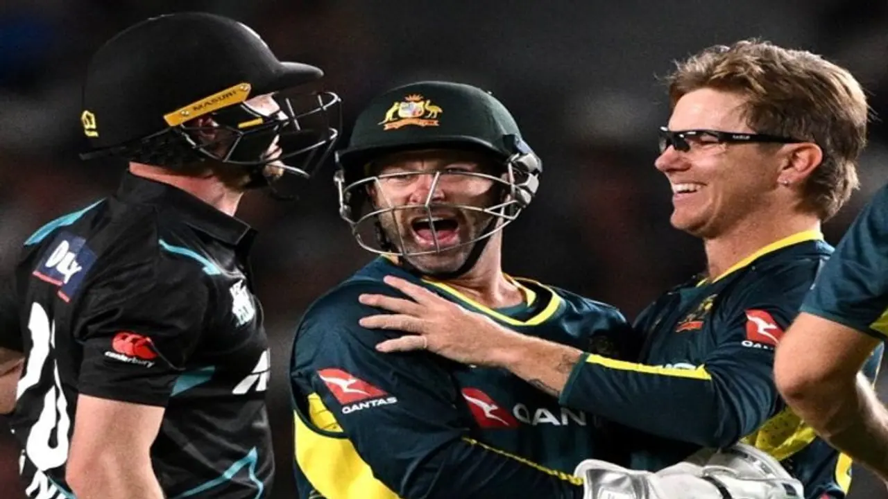 Australia clinches T20 Series clean sweep with commanding win against New Zealand in rain hit encounter Australia clinches T20 Series clean sweep with commanding win against New Zealand in rain hit encounter