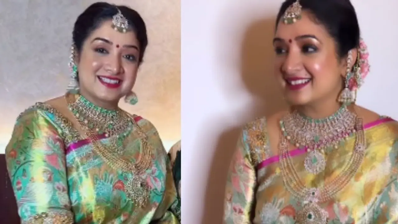 அழகில் மகளுக்கு போட்டி தான் போங்க.. திருமண நிகழ்விற்கு அட்டகாசமாக தயாரான அனிதா விஜயகுமார் வைரல் வீடியோ!