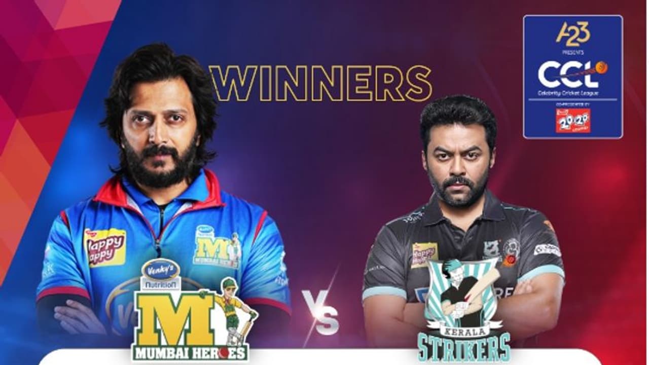 സെലിബ്രിറ്റി ക്രിക്കറ്റ് ലീഗ് ആദ്യമത്സരത്തില് മുംബൈയോട് പൊരുതി തോറ്റ് കേരള സ്ട്രൈക്കേഴ്സ് സെലിബ്രിറ്റി ക്രിക്കറ്റ് ലീഗ് ആദ്യമത്സരത്തില് മുംബൈയോട് പൊരുതി തോറ്റ് കേരള സ്ട്രൈക്കേഴ്സ്