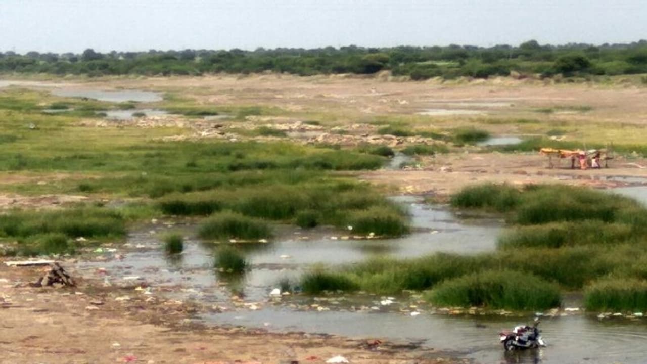 ವಿಜಯಪುರ: 50 ವರ್ಷದ ಬಳಿಕ ಬತ್ತಿದ ಭೀಮೆಯ ಒಡಲು, ನೀರಿಗಾಗಿ ಹಾಹಾಕಾರ..! ವಿಜಯಪುರ: 50 ವರ್ಷದ ಬಳಿಕ ಬತ್ತಿದ ಭೀಮೆಯ ಒಡಲು, ನೀರಿಗಾಗಿ ಹಾಹಾಕಾರ..!